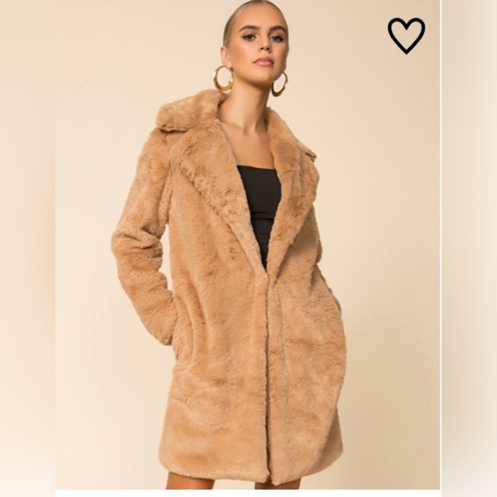 Tiger Mist Tan Teddy Jacket
